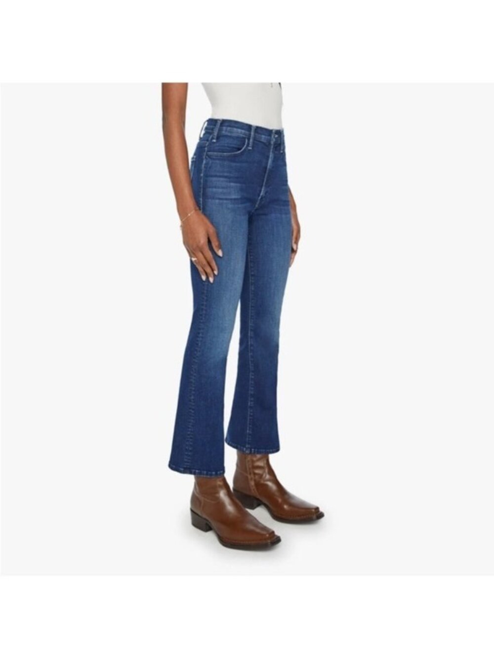 Mother The Hustler Ankle flare Jeans in Heirloom Sz 24
